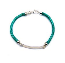 Bracciale cordino verde
