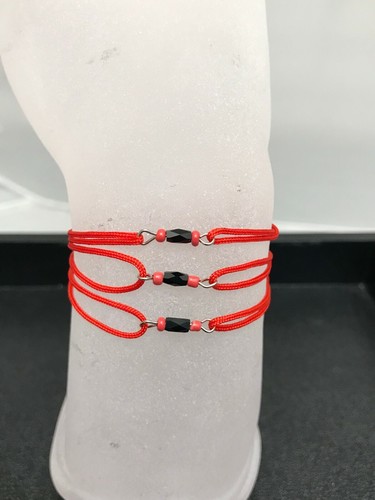 Bracciali rosso azabache - bracciali,