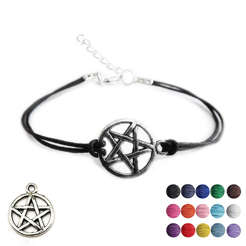 Bracciale con pentacolo - con,