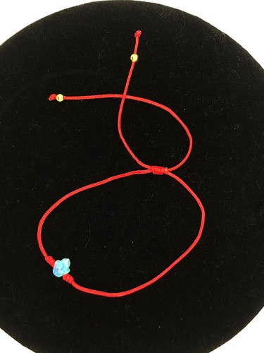 Bracciale corda rossa kabbalah - bracciale,