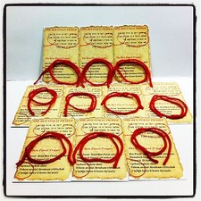 20 Bracciali Corda Rossa
